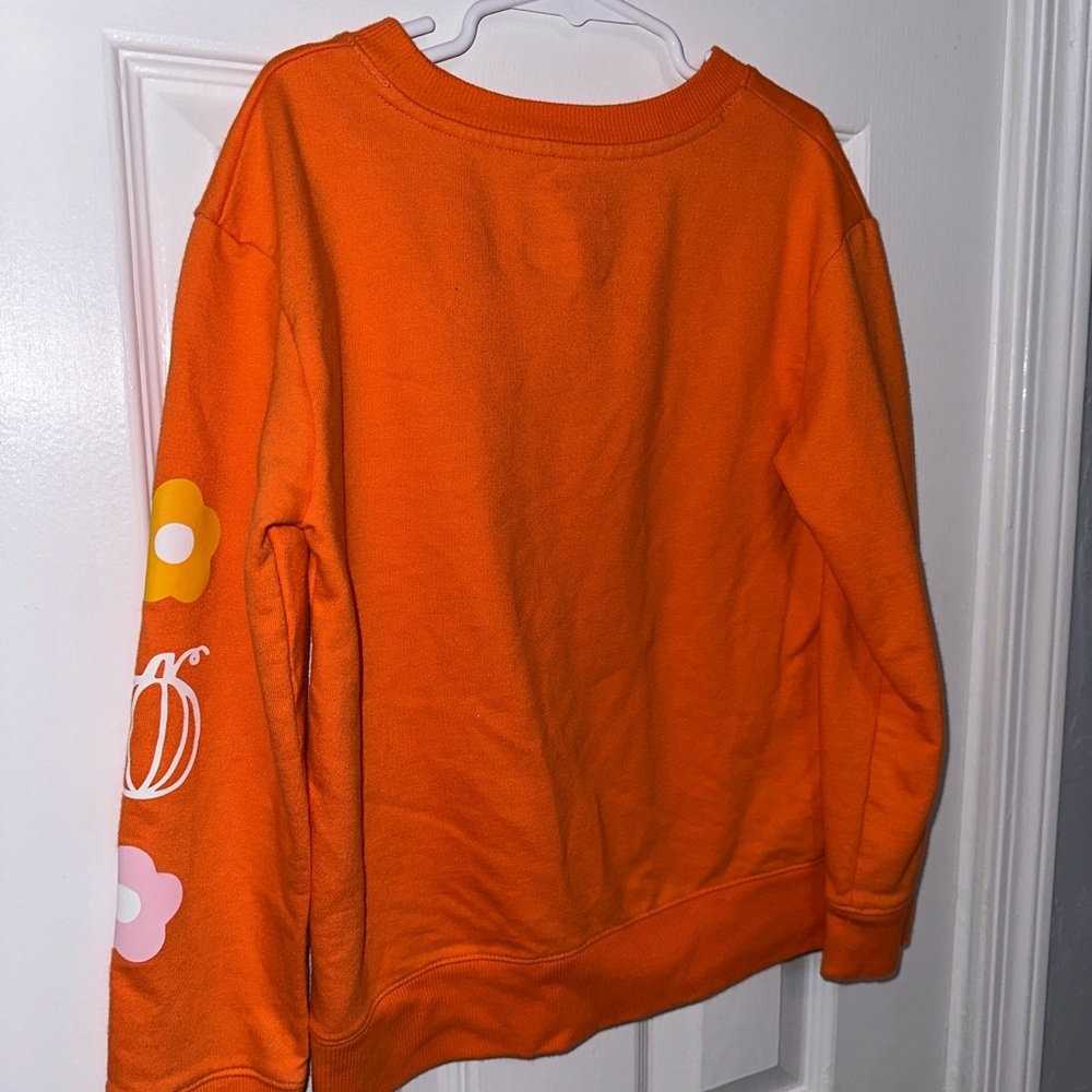 Cat & Jack Orange Trick or Treat Sweatshirt - Picture 5 of 6